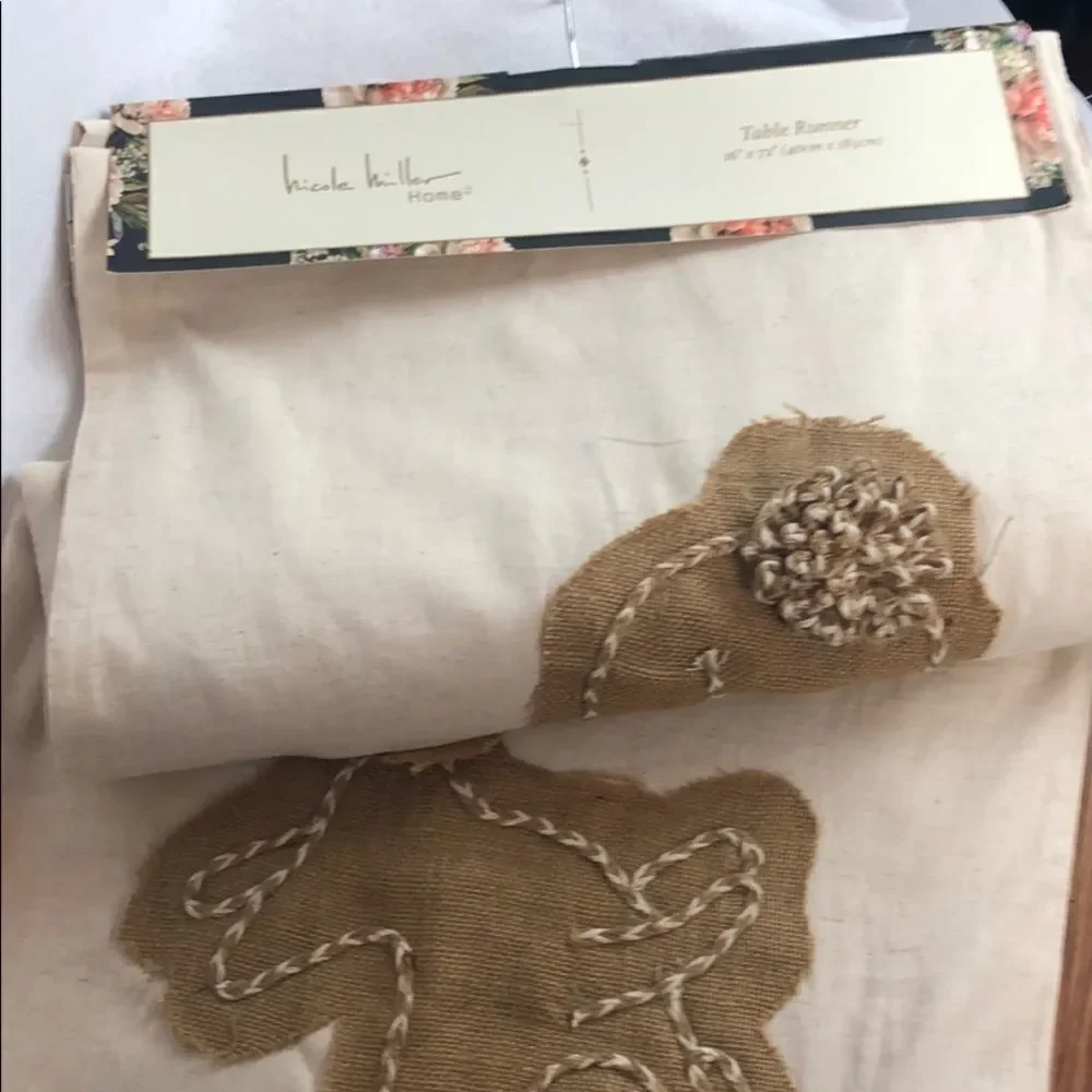 Nicole Miller bunny table runner